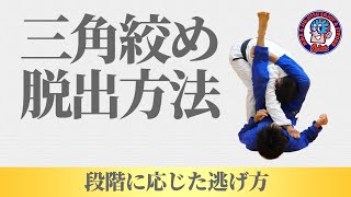 Escaping from a triangle choke - YouTube
