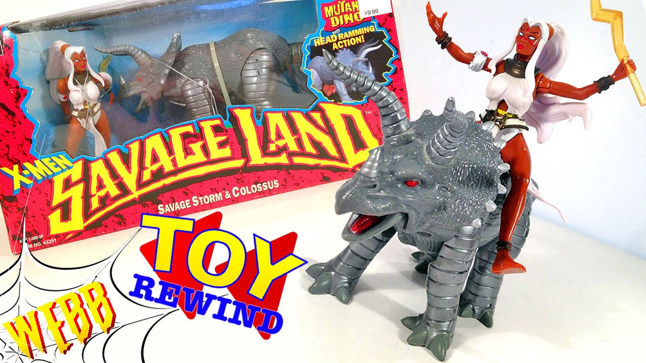 X-Men Savage Land SAVAGE STORM & COLOSSUS Toy Rewind Episode 55
