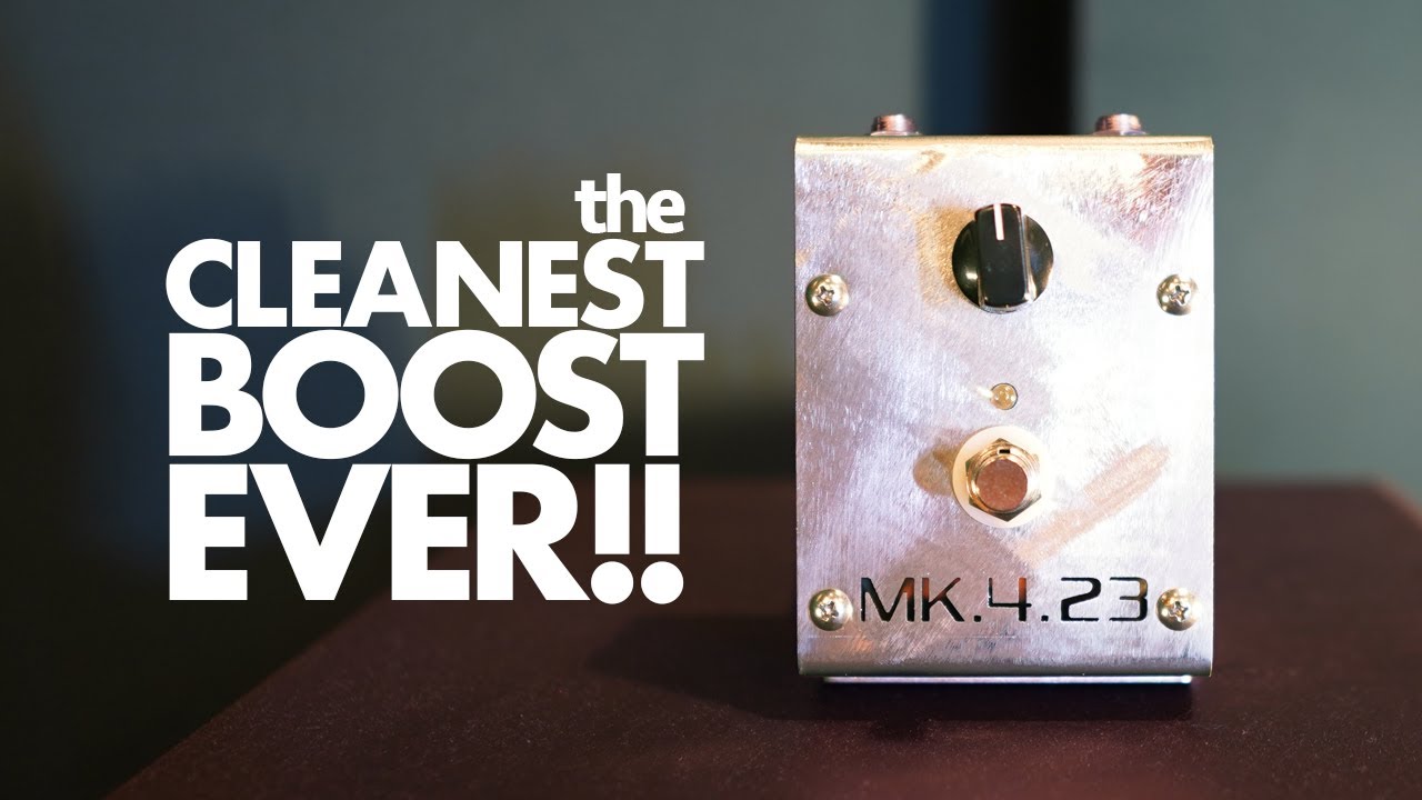 クリーンブースターの名機MK.4.23で心地よい歪みを♪[辺見さとしの3