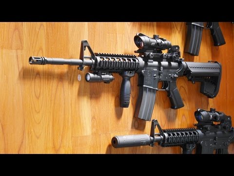 東京マルイ次世代電動ガンM4シリーズを色々外装カスタムしてみました