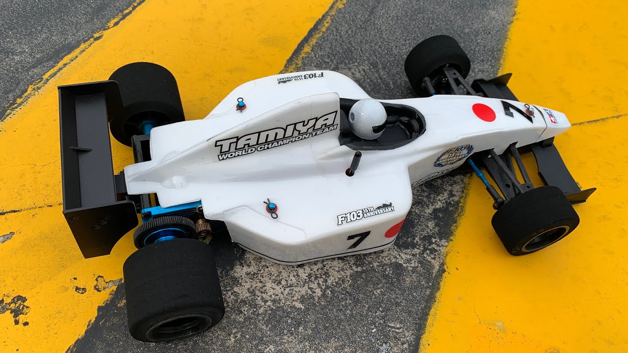 Tamiya F103 15th Anniversary Edition Test Run - YouTube