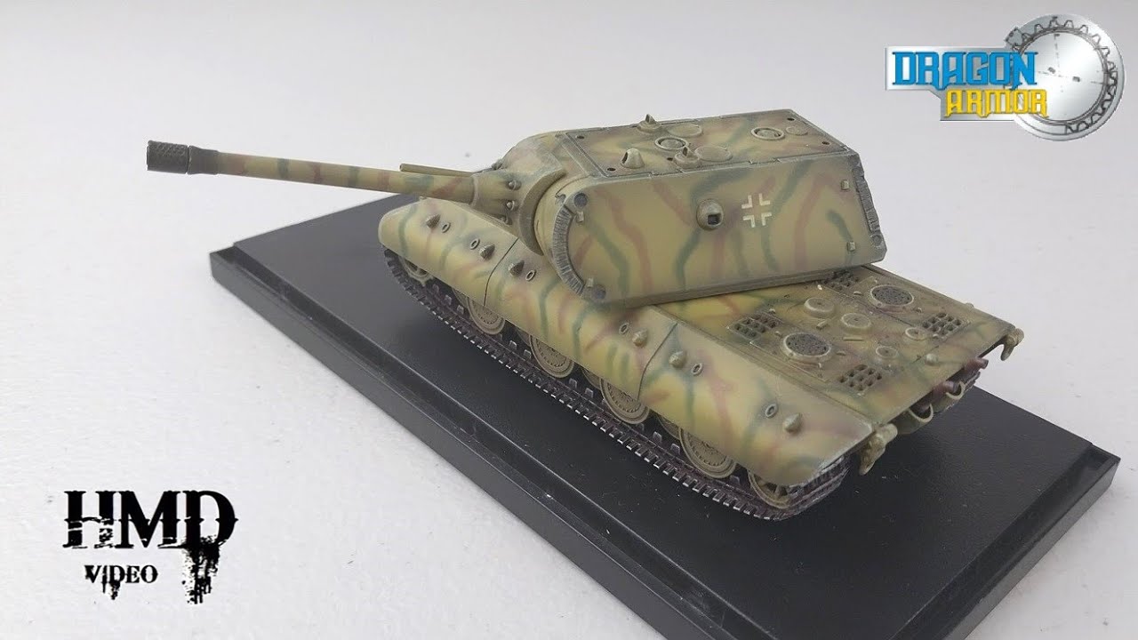 German Heavy Tank E-100, Dragon Armor 1:72 Diecast Model Review