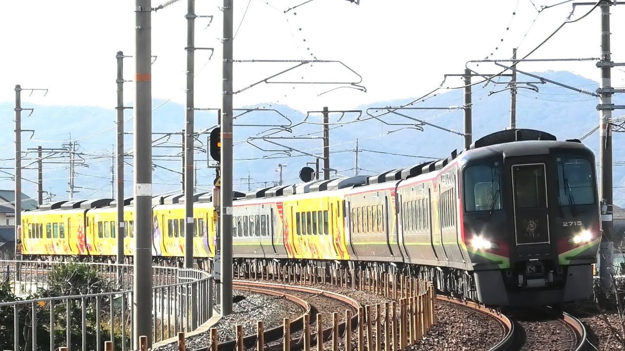 JR四国 年末年始増結！2700系、ｱﾝﾊﾟﾝﾏﾝ列車 8両！ﾘﾆｭｰｱﾙ8000系！土讃線