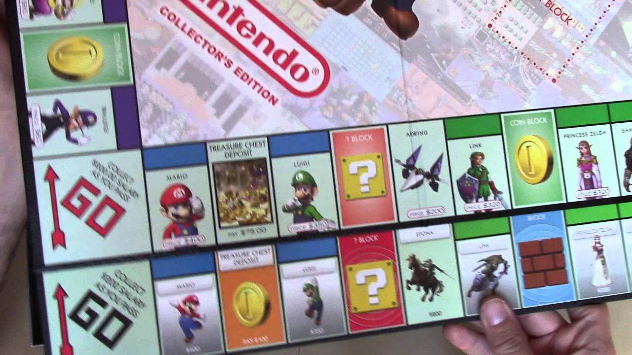 Nintendo Collector's Edition Monopoly (2006 & 2010 Versions) - YouTube