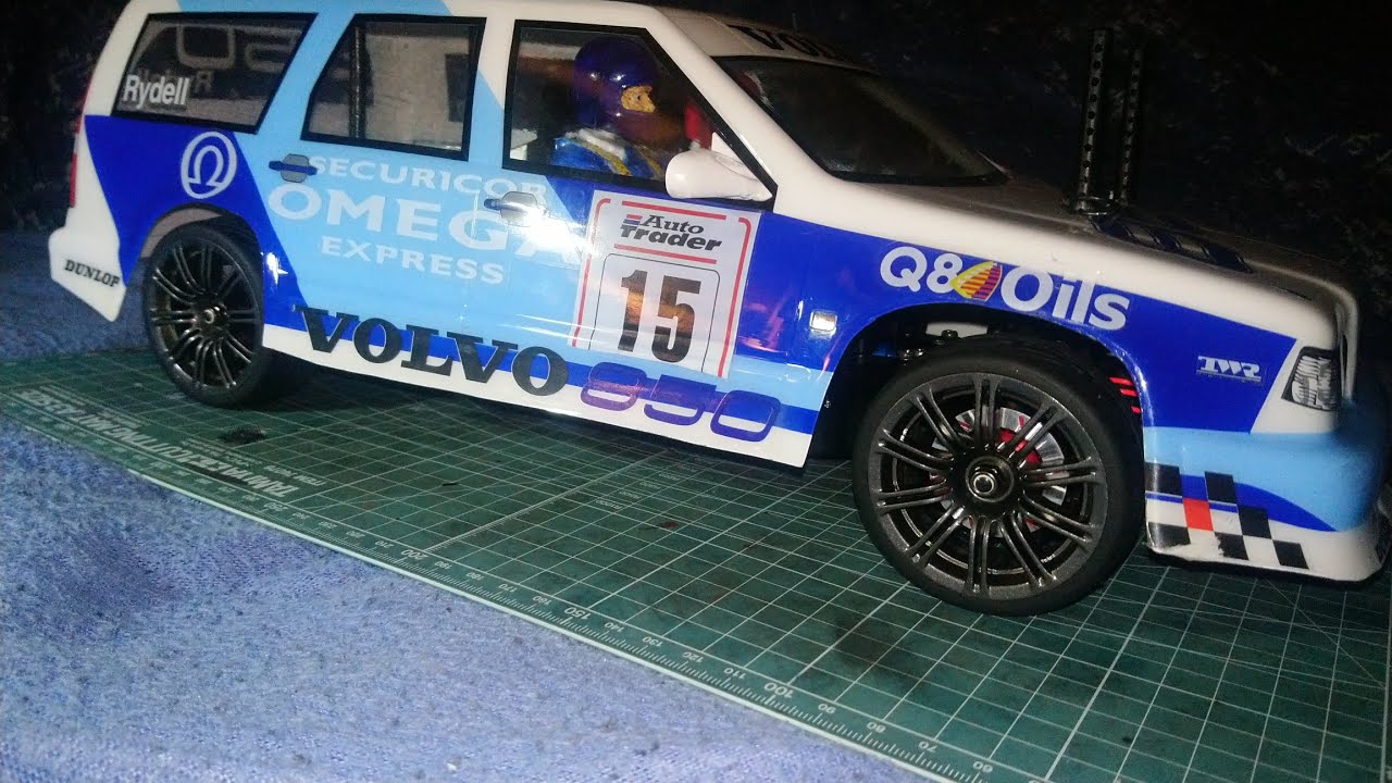 Tamiya TT-02 Type S Chassis and Volvo 850 Bodyshell - YouTube