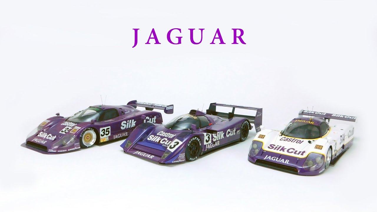 1/24 scale car kits JAGUAR XJR12 XJR14 - YouTube