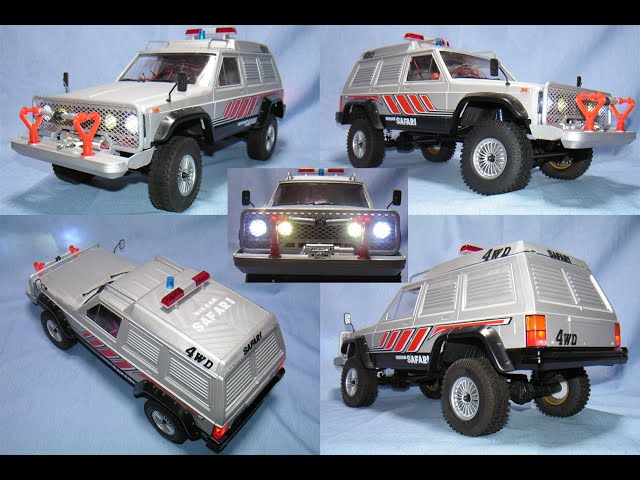 1/10 西部警察サファリ 4WD ラジコン化計画2 RC SCX10 clone JEEP