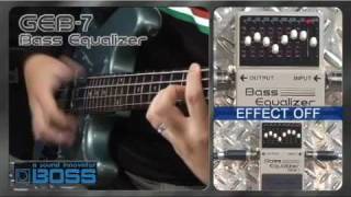 BOSS GEB-7 Bass Equalizer Pedal | Guitar Center