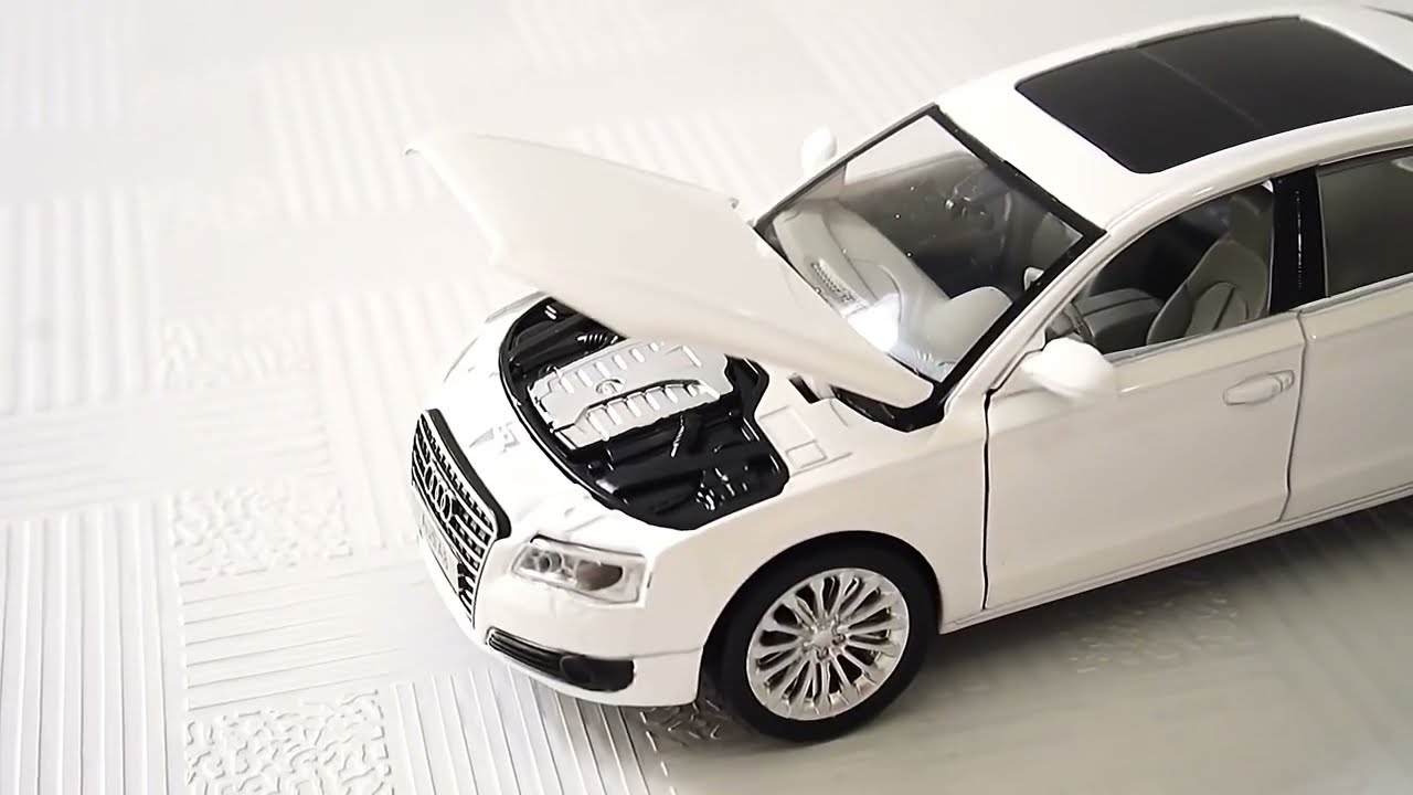 Unboxing of Audi A8 1:32 Scale Diecast Model Car - YouTube