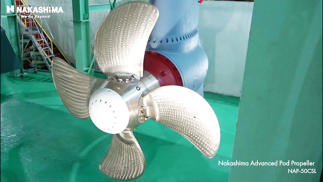 NAP-50CSL / アジマス推進器＜ナカシマプロペラ＞ - YouTube