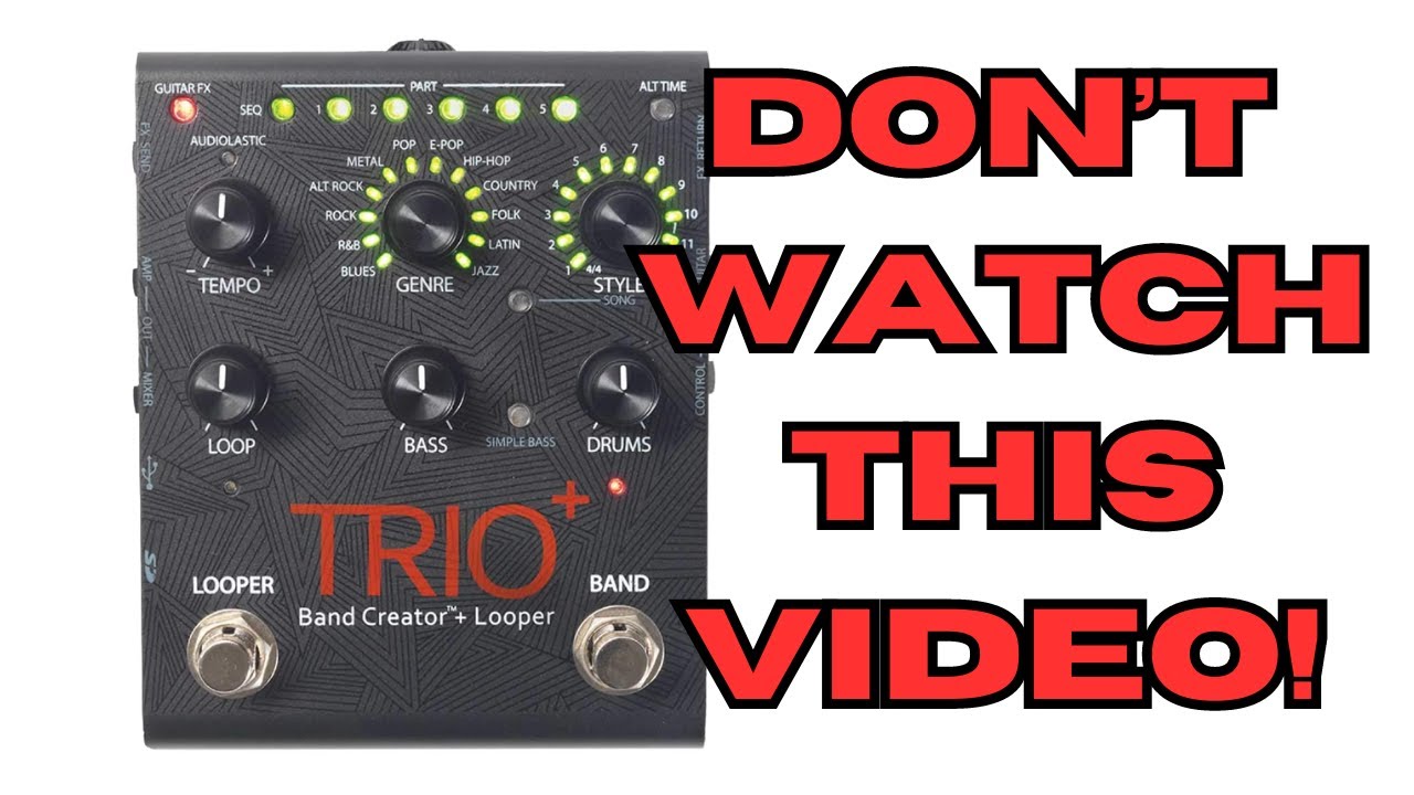 Digitech TRIO Band Creator and Looper Pedal - YouTube