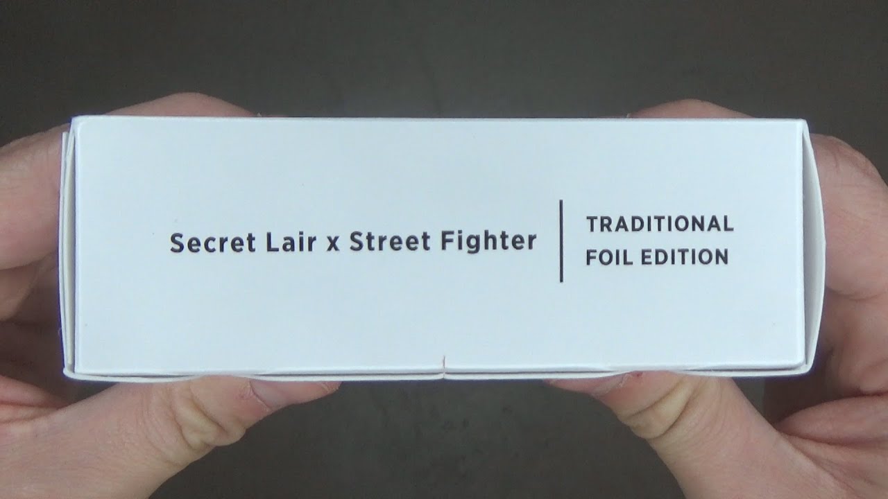 MTG TCG Secret Lair X Street Fighter Card Set Opening - YouTube