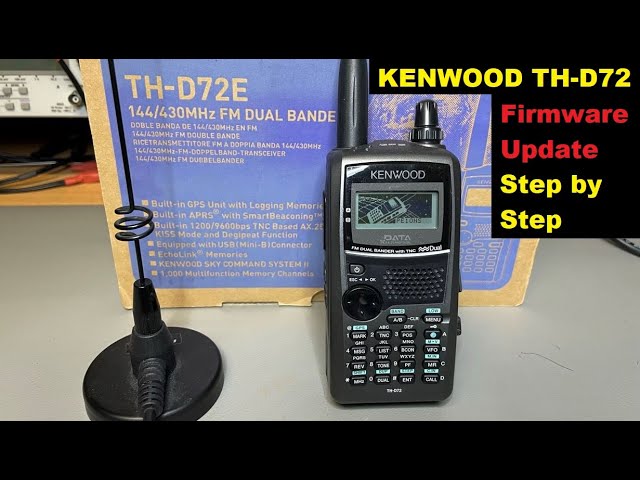 283 Kenwood TH-D72 A/E Firmware Update and APRS Settings - YouTube