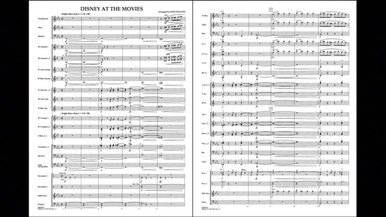 ディズニー・アット・ザ・ムービー【Disney At The Movies】 - 吹奏楽
