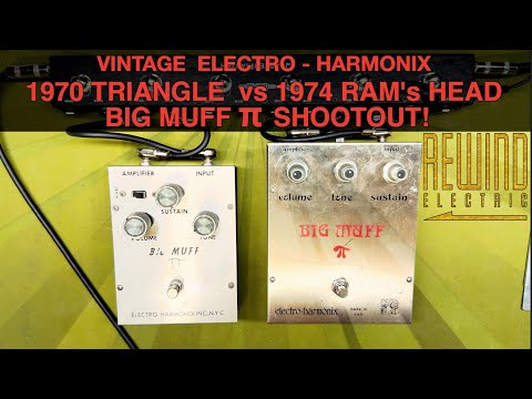 Big Muff Shootout! 1970 Triangle VS 1974 Ram's Head Electro