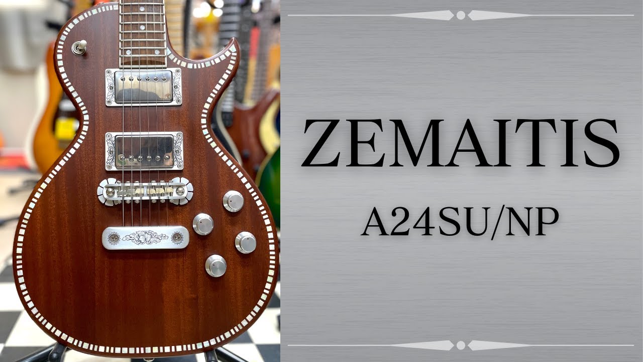 ゼマイティス ZEMAITIS A24 SU NP 国産（フジゲン製） - YouTube
