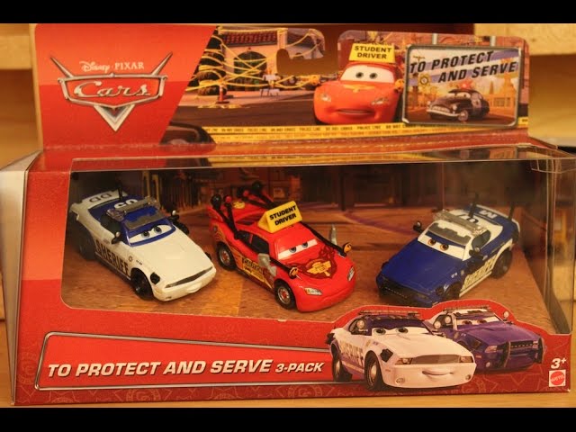 Mattel Disney Cars To Protect & Serve 3-Pack Mike Didi Driving