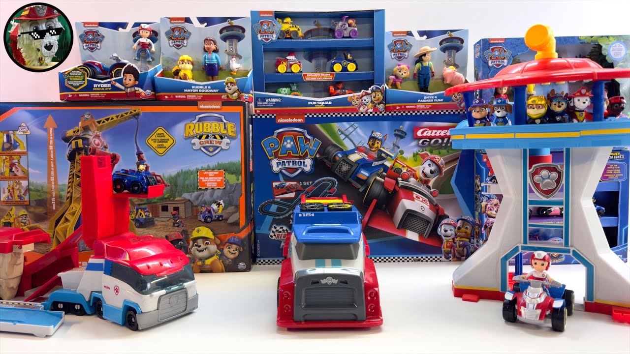 Paw Patrol the Mighty Movie Toy Collection Review| Aircraft