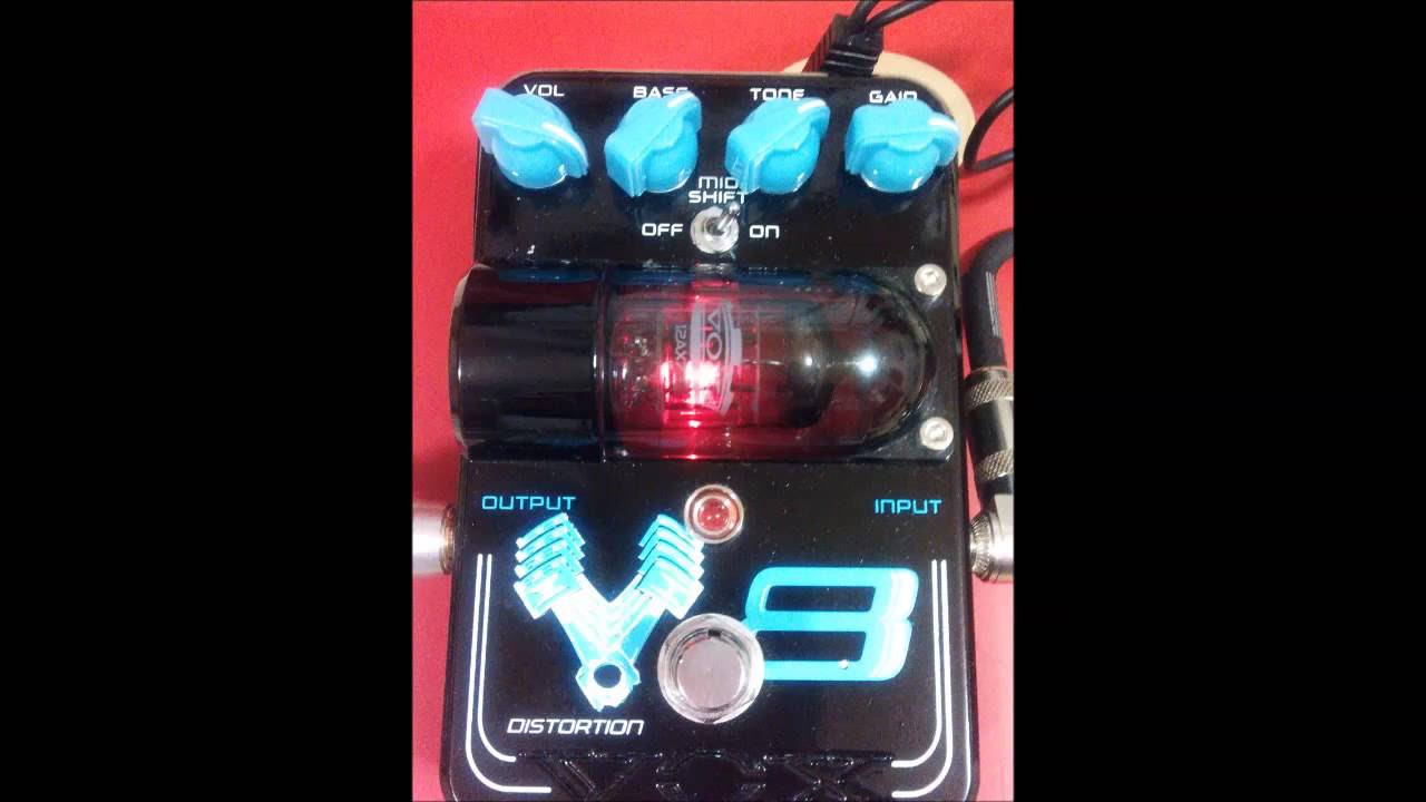 VOX V8 弾いてみた ギター エフェクター guitar distortion - YouTube
