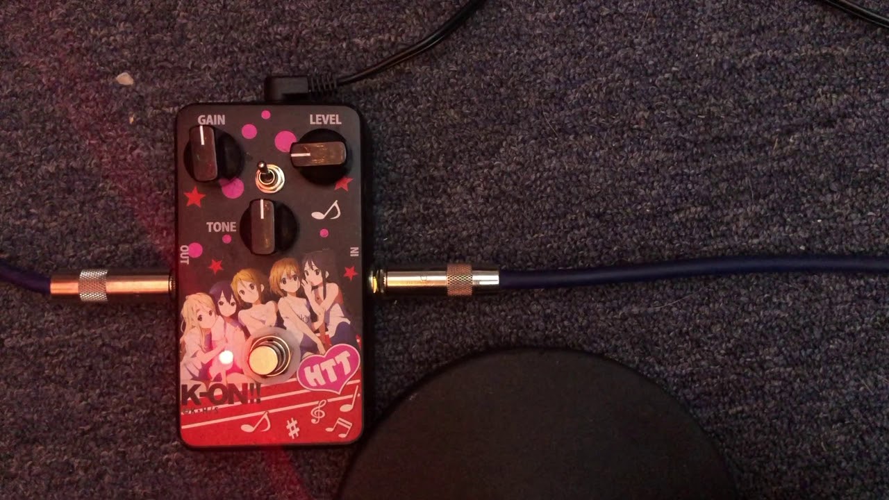 K ON!! けいおん! Effector distortion for guitar - YouTube