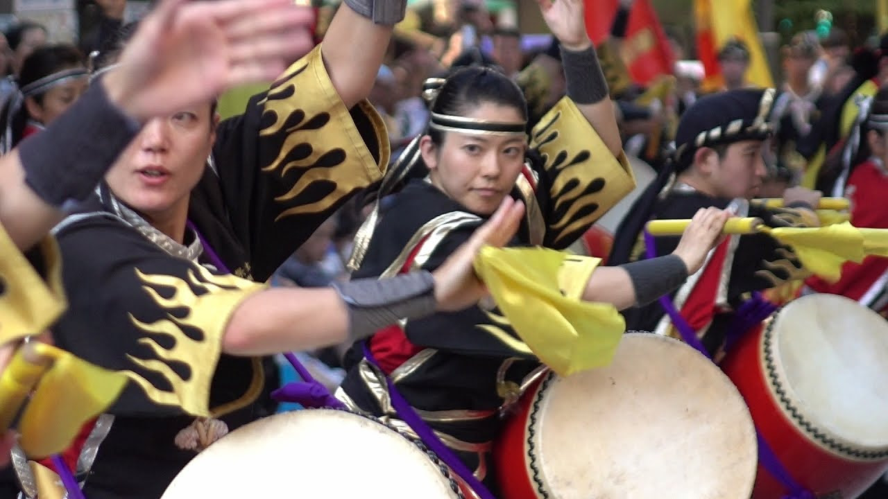 昇龍祭太鼓（ダイナミック琉球）/ 新宿エイサーまつり2016 - YouTube