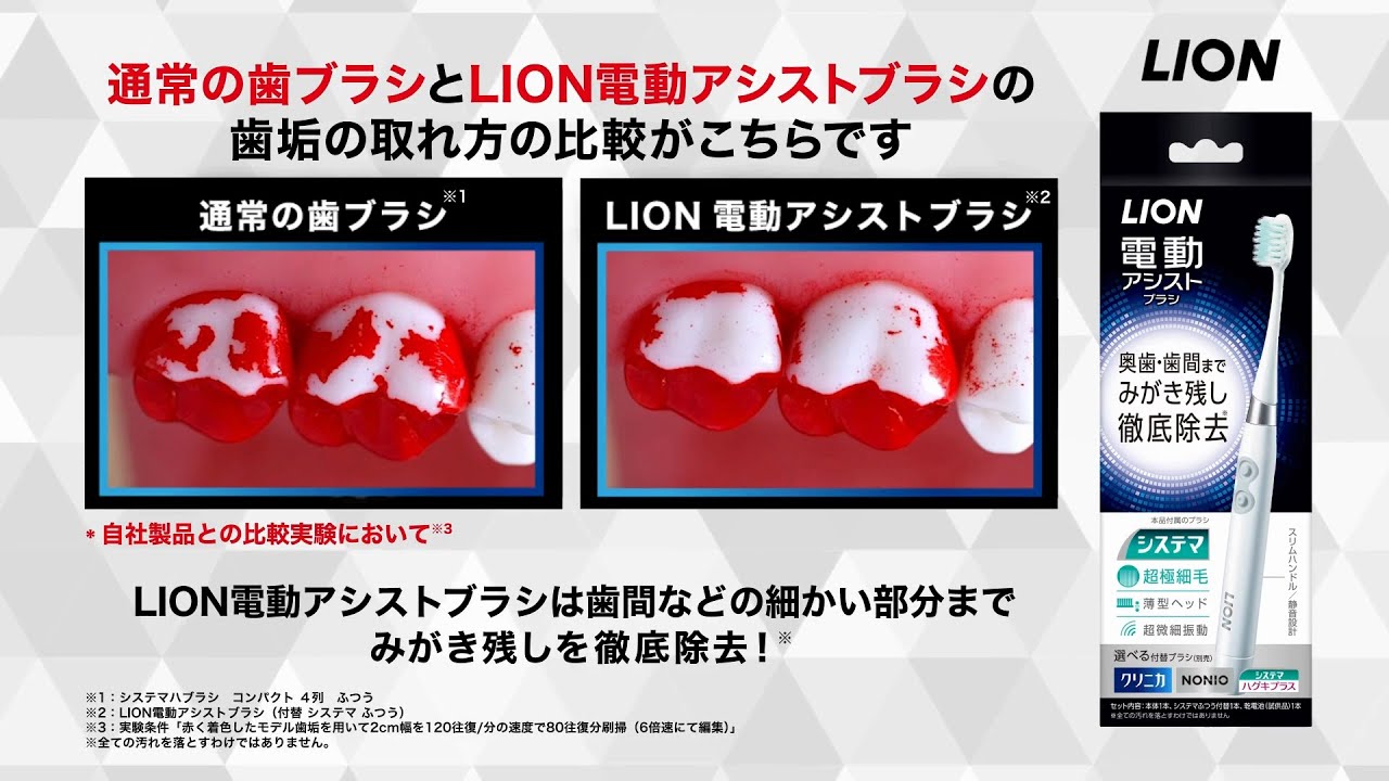 電動アシストブラシ｜製品ラインアップ｜ライオン株式会社