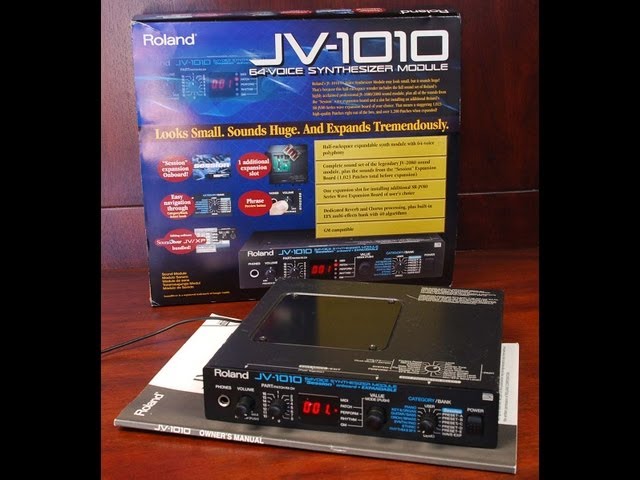 Roland JV-1010 ROM Play Demo Songs - YouTube