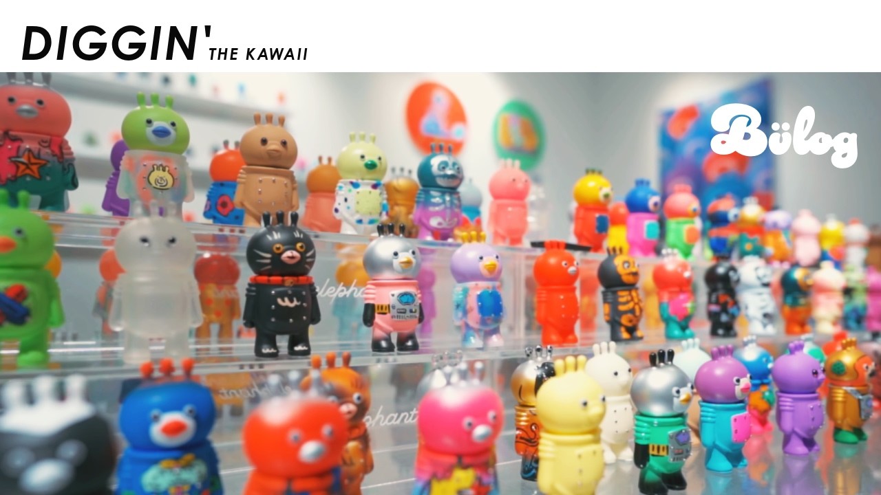 Hatsutorin さんの個展 “I'm FUNNFUNN” でフンフンのキャンバスアート