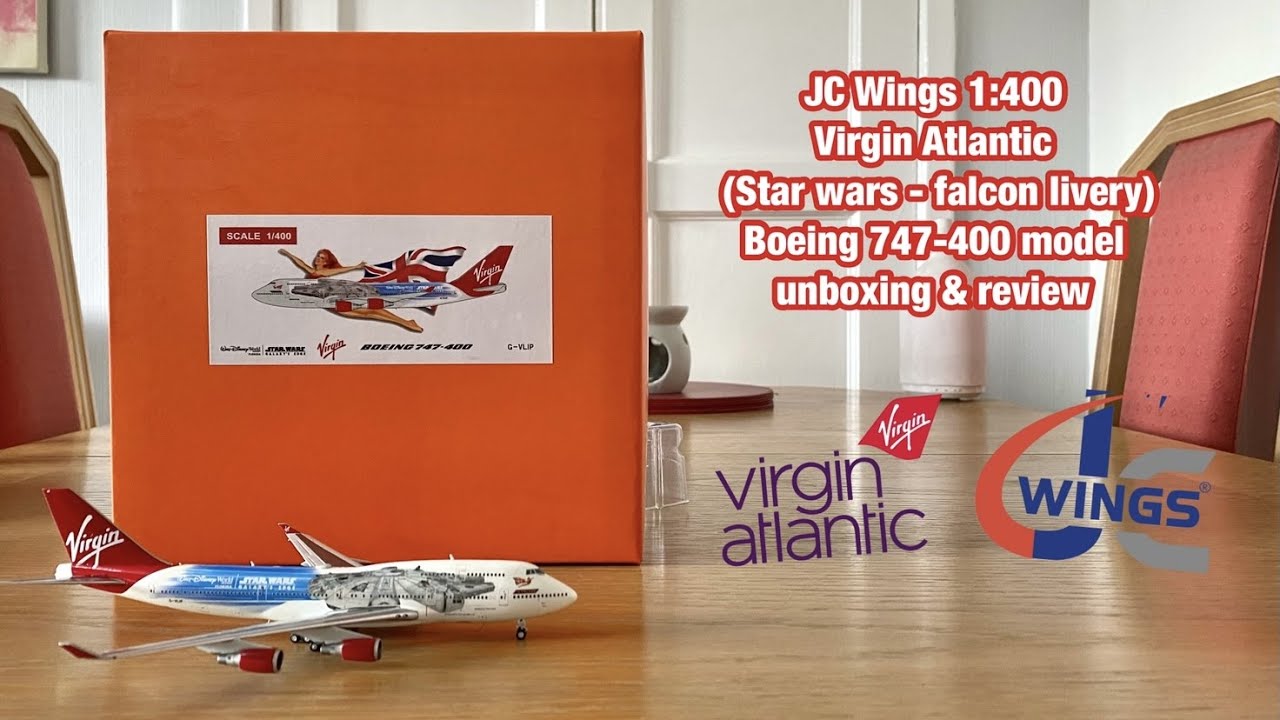 JC Wings 1:400 Virgin Atlantic (Star wars - falcon livery) Boeing