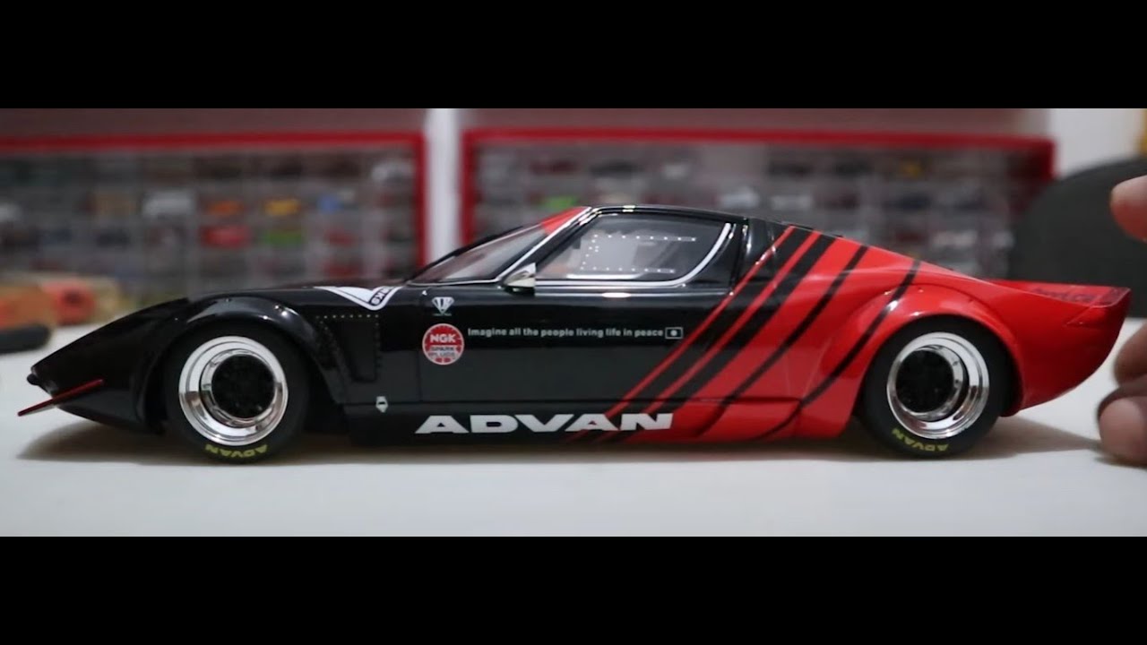 GT SPIRIT LAMBORGHINI MIURA ADVAN LIBERTY WALK LIMITED 500. 1/18