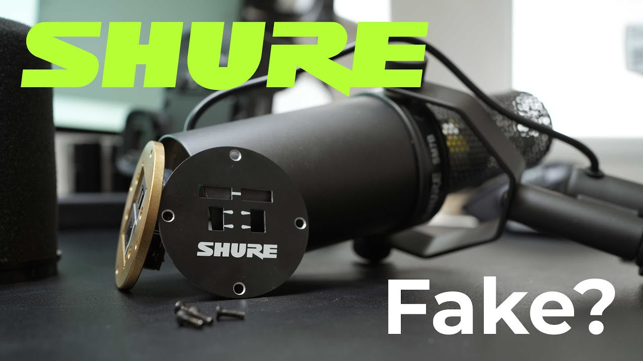 How to check for a fake Shure SM7B? My step-by-step buying guide