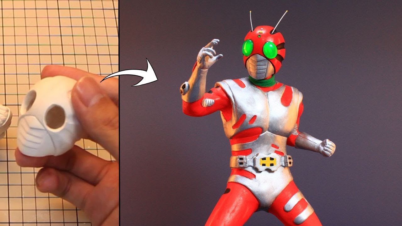 昭和ライダー制作】第10弾 仮面ライダーZXのフィギュアを作ってみた