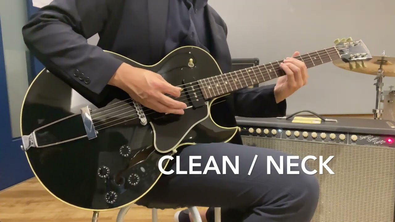 USED 1995 Gibson ES-135 Ebony – ギターバイヤー増田のオンラインショップ