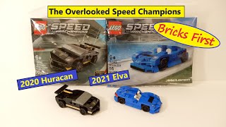 Lego McLaren Elva 30343 & Lamborghini Huracan 30342 Speed
