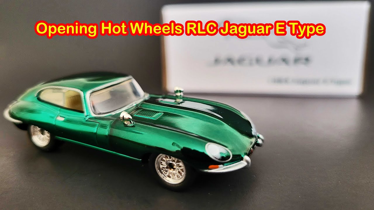 Opening Hot Wheels RLC 1964 Jaguar E Type 2023 Red Line Club - YouTube
