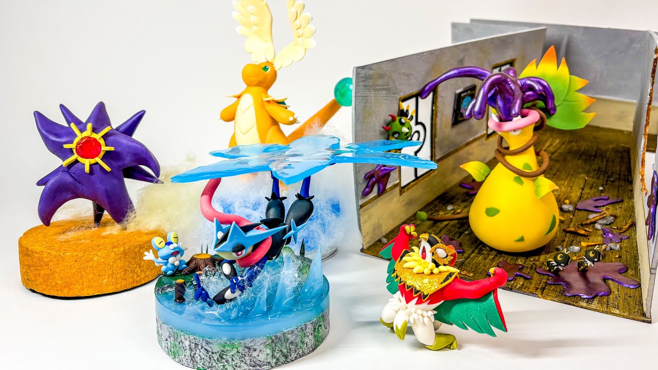 Mega Evolution Clay Figures - Making & Collection | Pokémon