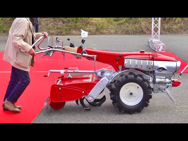HONDA's first diesel engine equipped] Cultivator F90 Showa Retro