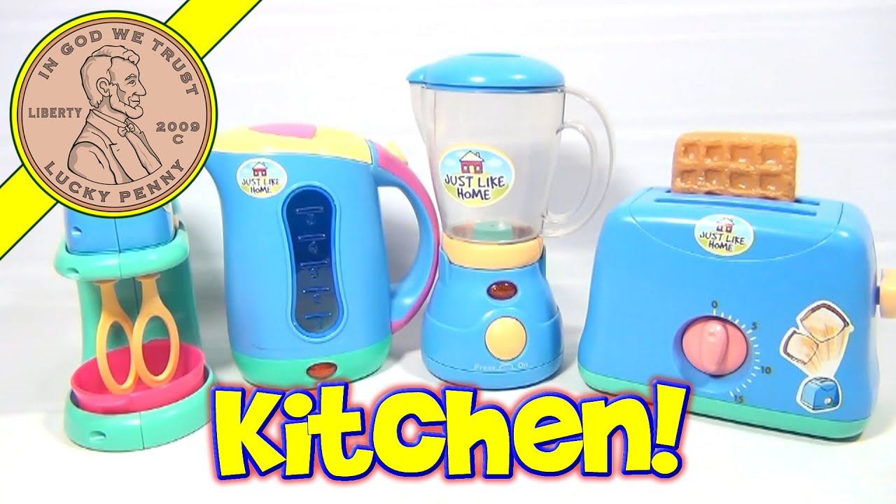 Just Like Home Kitchen Appliance Set - Toaster, Blender, Mixer