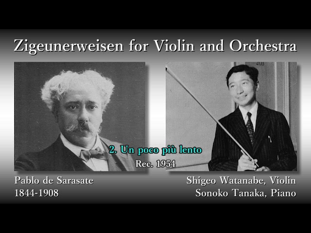 Sarasate: Zigeunerweisen, S. Watanabe & S. Tanaka (1954