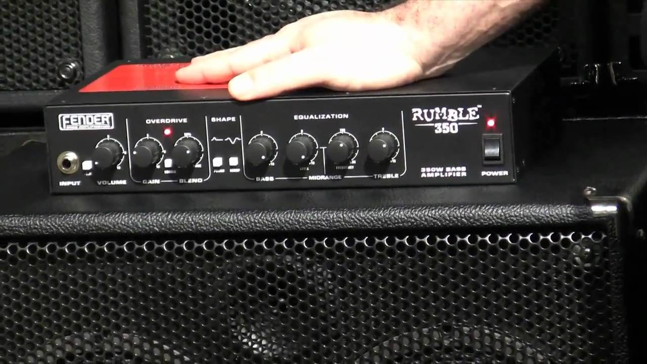Fender Rumble 350 350-Watt Bass Head - What To Know & Where To Buy