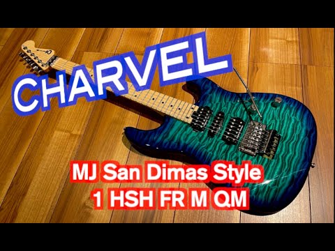 Charvel MJ San Dimas Style 1 HSH FR M QM - YouTube