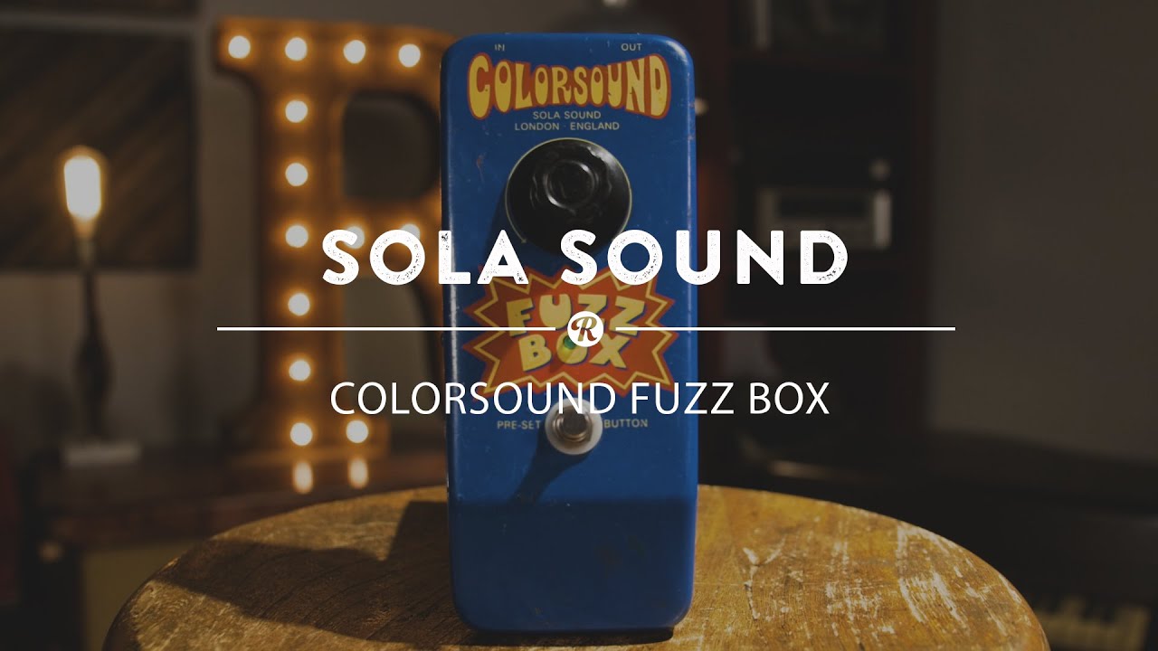 Sola Sound Colorsound Fuzz Box | Reverb Demo Video - YouTube