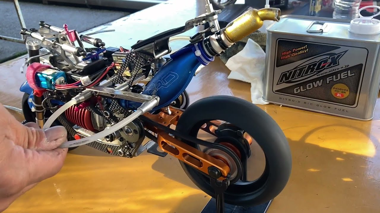 サンダータイガー ニトロバイク初走行！ FM-1nThundertiger Ducati
