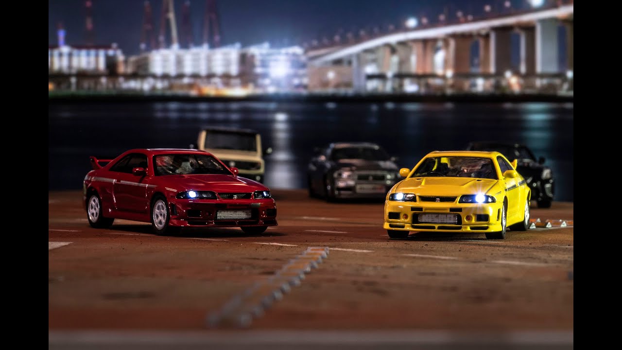 京商 ミニカー | ミニカーのヘッドライトが光る。京商 モトンシステム