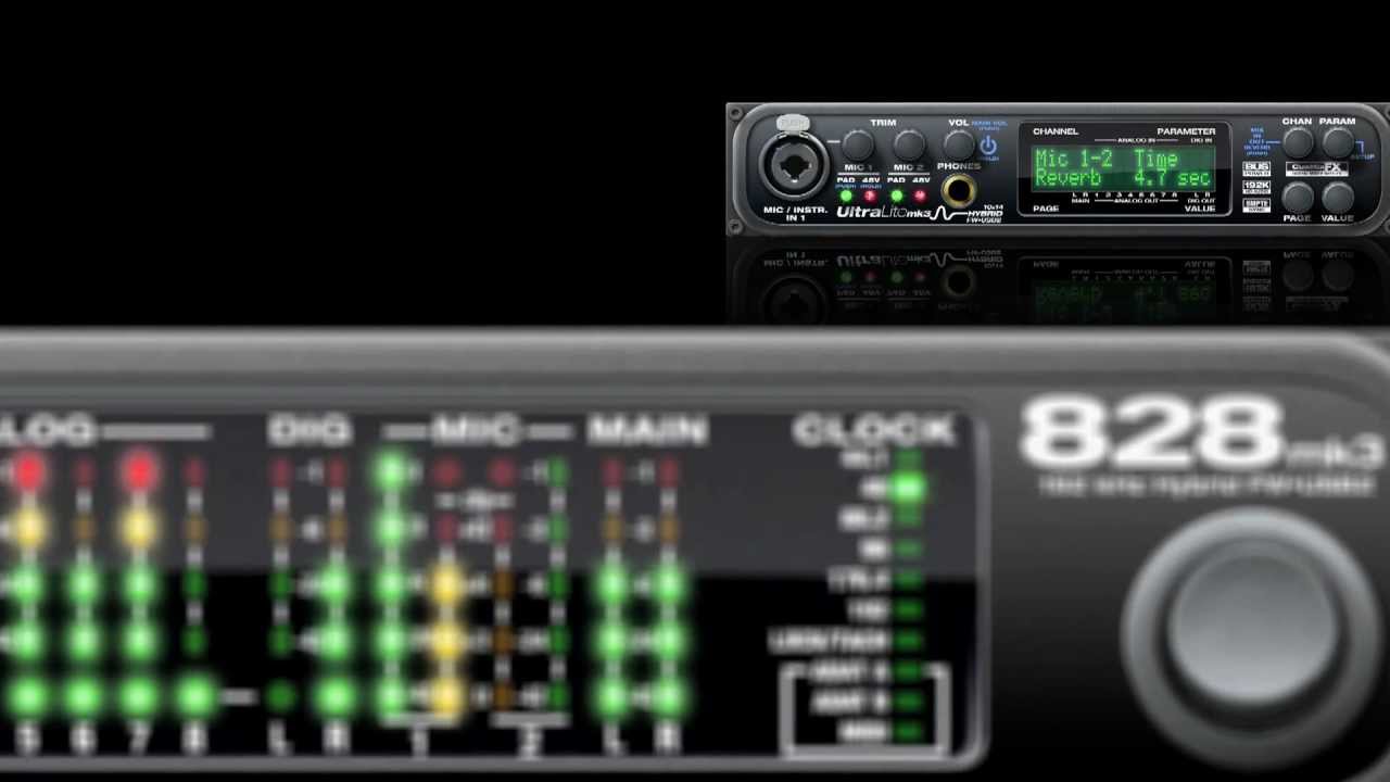 INTERFACE DE ÁUDIO FIREWIRE / USB MOTU 828 MK3 HYBRID - AT PROAUDIO