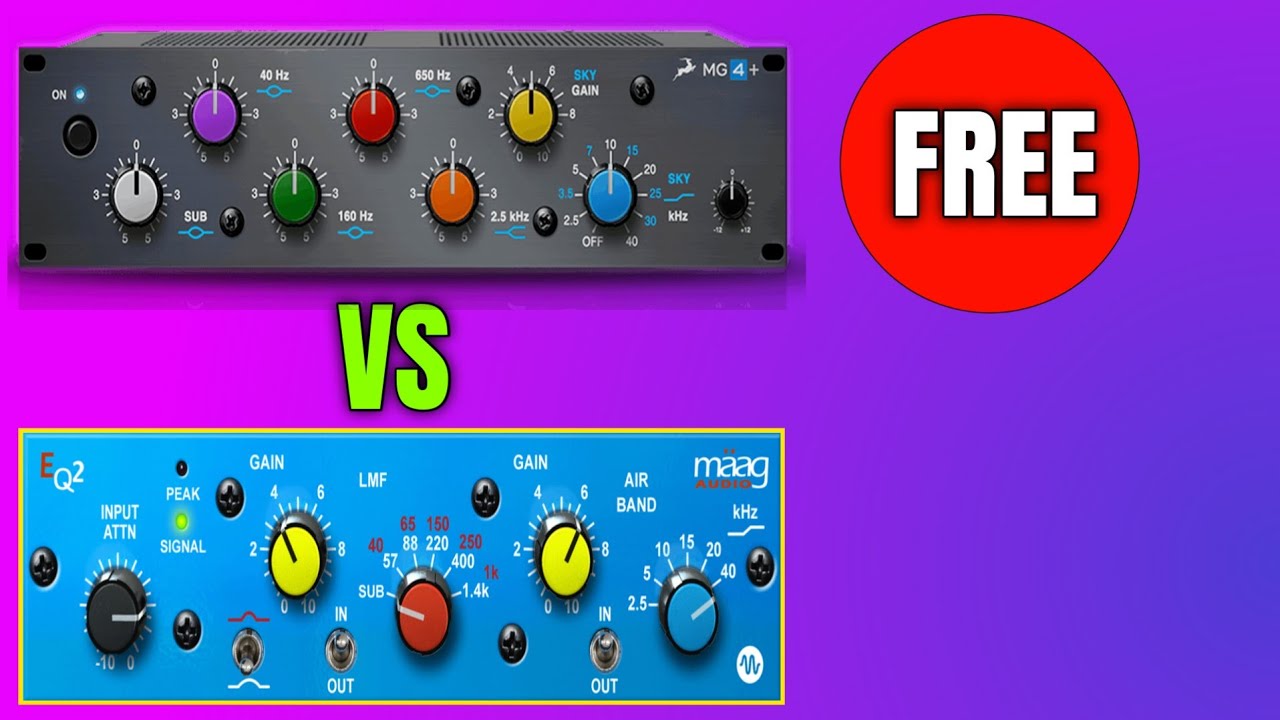 FREE - Antelope Audio MG4+ vs PA Maag EQ // Air Band Done Right