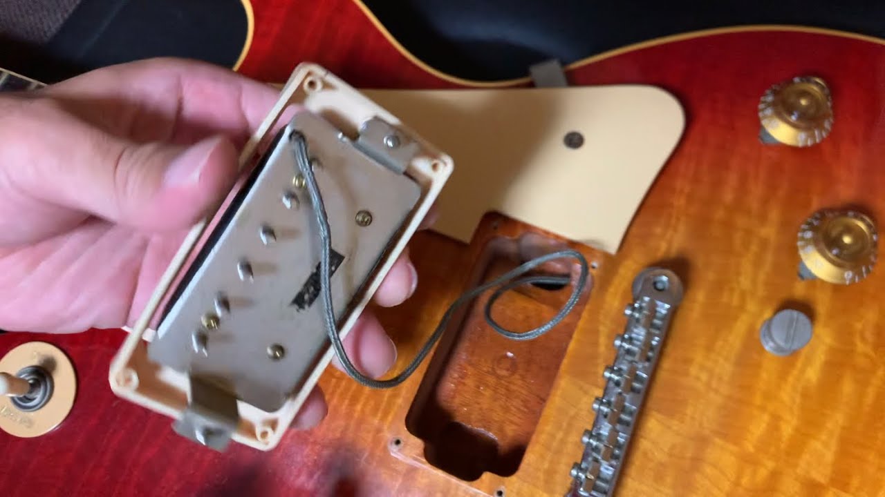 ピックアップ を交換してみた☆ Gibson Les Paul Reissue 83' リア