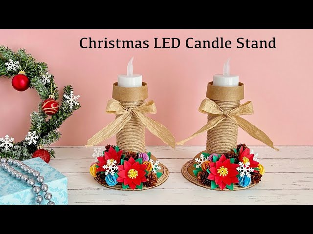 クリスマス LEDキャンドルスタンド / Christmas LED Candle Stand