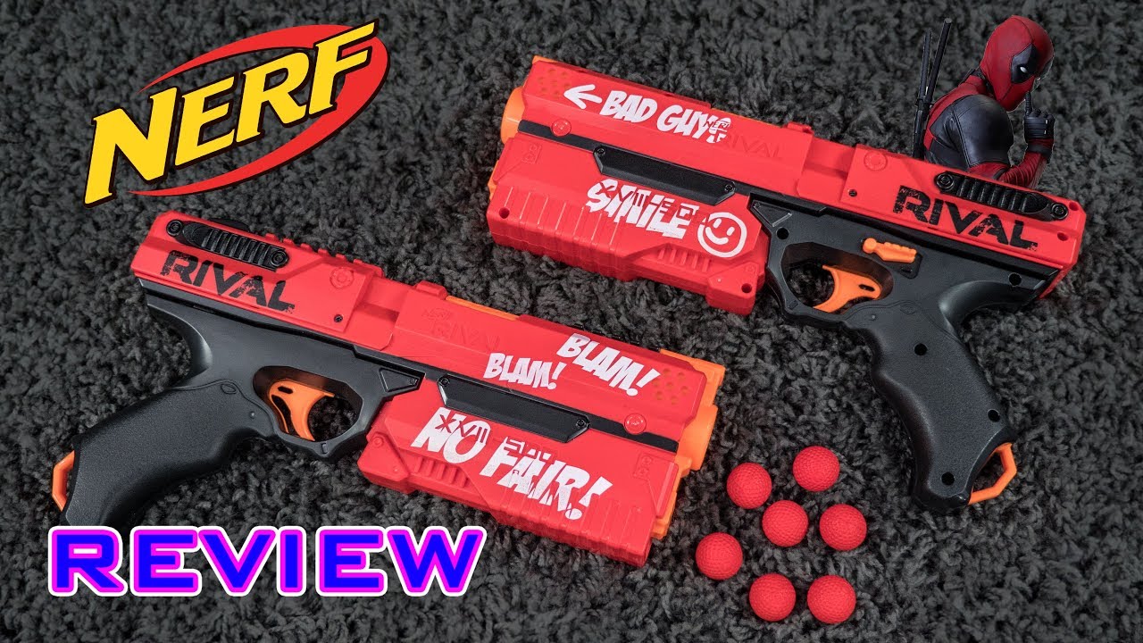 REVIEW] Nerf Rival Deadpool Kronos XVIII-500 | RIVAL PISTOL! - YouTube
