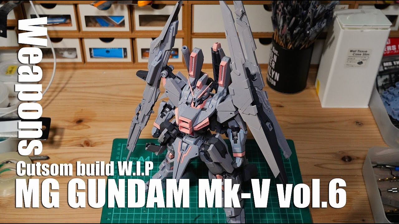 ガンダムMk-V徹底改修vol.6[ガンプラ改造・全塗装] [gunpla custom and